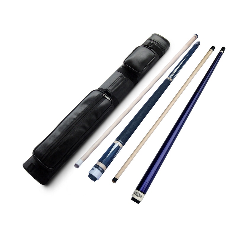 Combo deal ! Champion LPC2 pool cue and Heavy Hitter Jump Break Cue – 19-26 oz 3 Piece Jump and break cue, Pro taper, 12.5mm, 2×2 Pool case, Air training ball