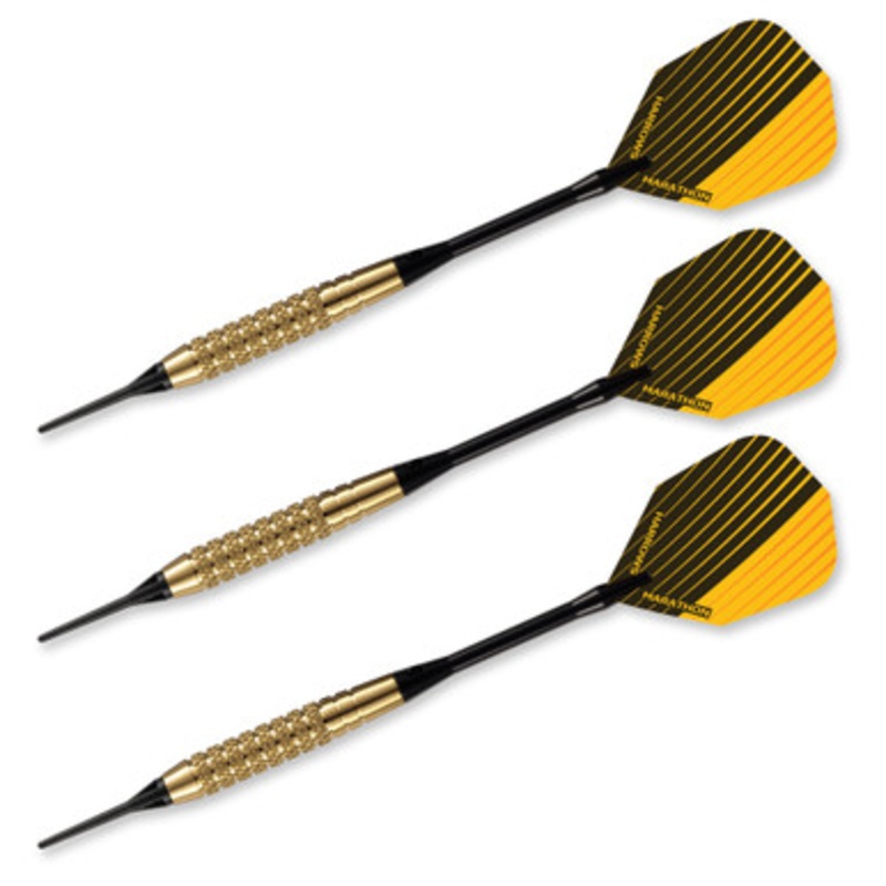 Harrows Club Brass Soft Tip Darts 16g