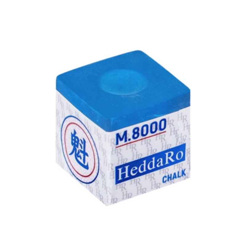 HR Billiards Blue Magnetic Chalk with Scuffer Case