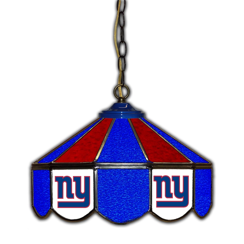 New York Giants  14 Glass Pub Lamp
