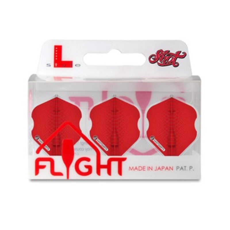Shot Darts Americana Gator Red Trio Flight Pack – L Style