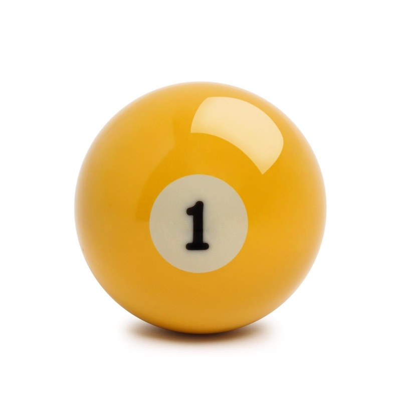 Standard Pool Replacement Ball 2 1/4 #1