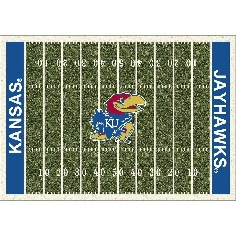 University Of Kansas 6×8 Homefield Rug