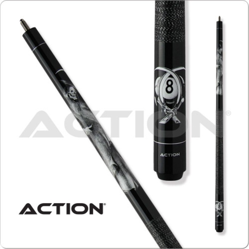 Action Adventure ADV101 Black Reaper Pool Cue
