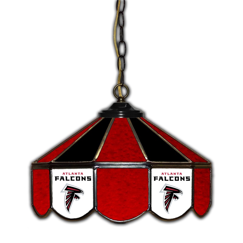 Atlanta Falcons 14 Glass Pub Lamp