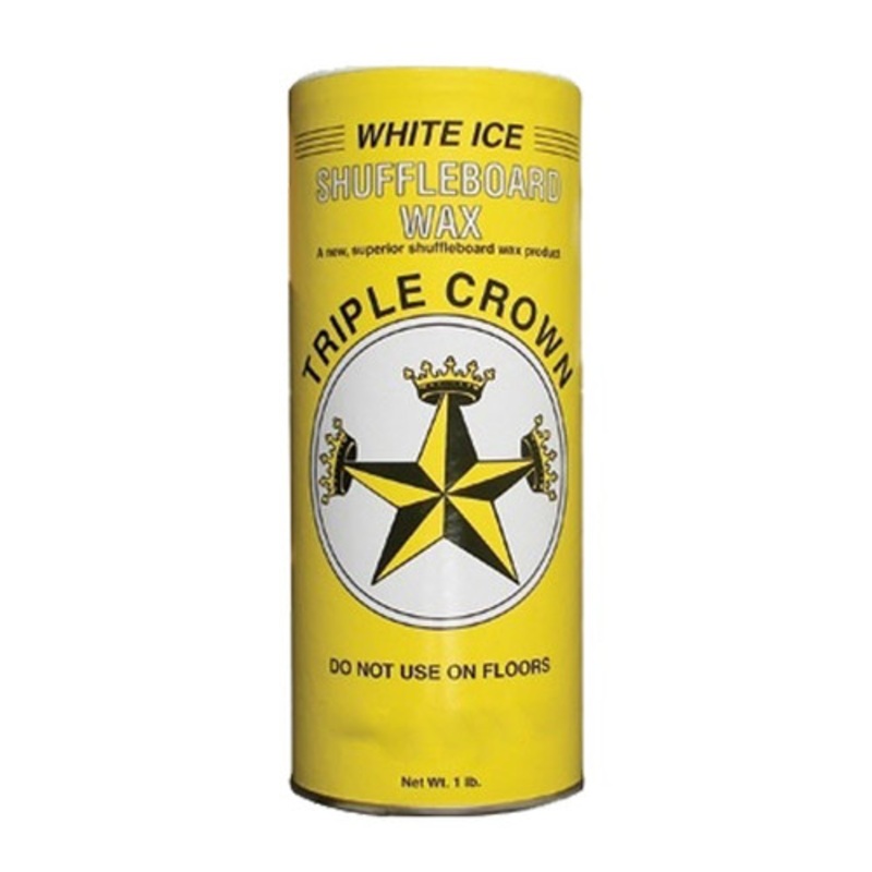 Triple Crown White Ice Shuffleboard Powder Wax – 16 oz. Can