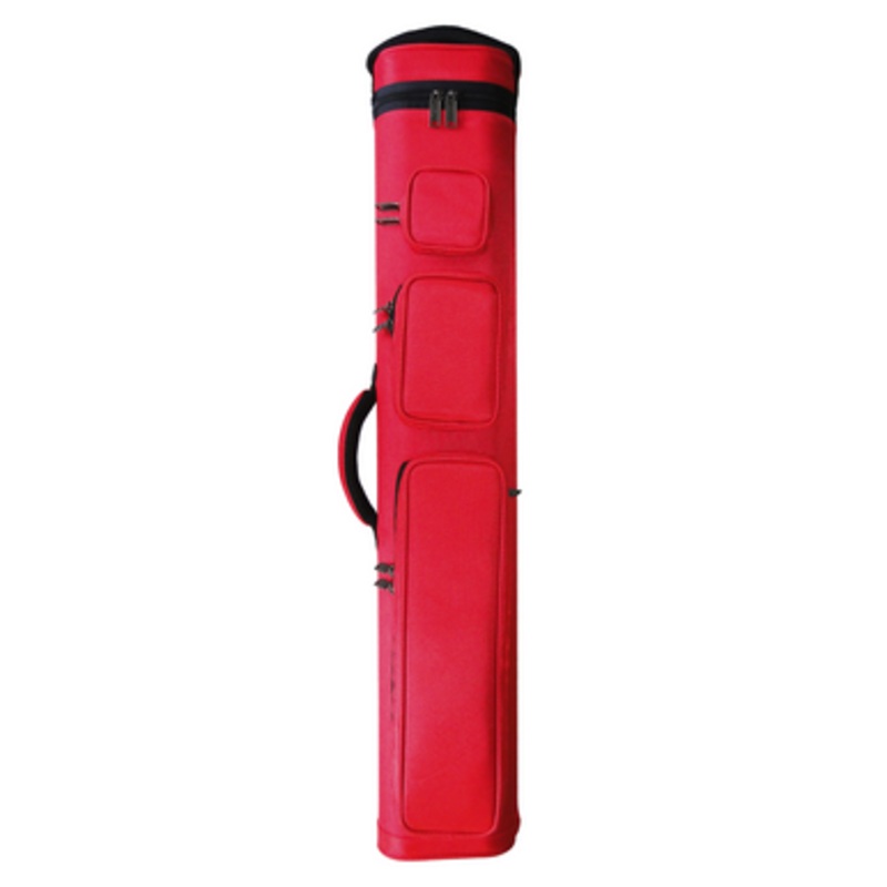 J&J America 4B/8S Red Nylon Double Strap Case