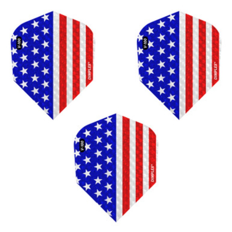 Viper Dimplex  Vertical American Flag Standard Dart Flights