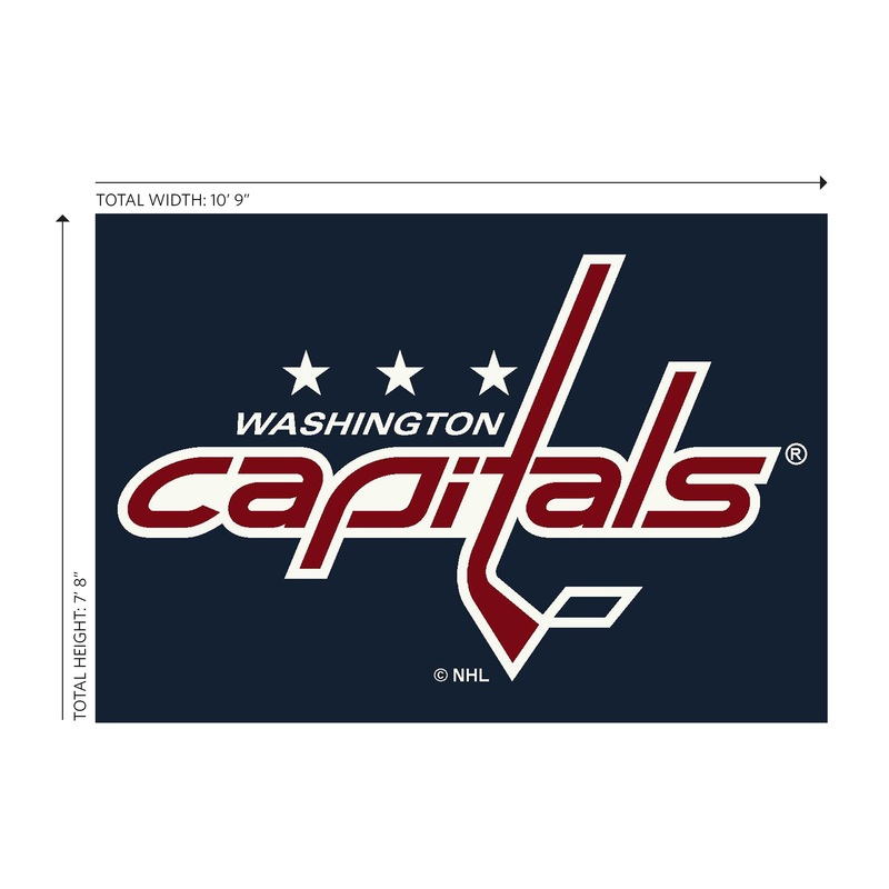 Washington Capitals 8×11 Spirit Rug