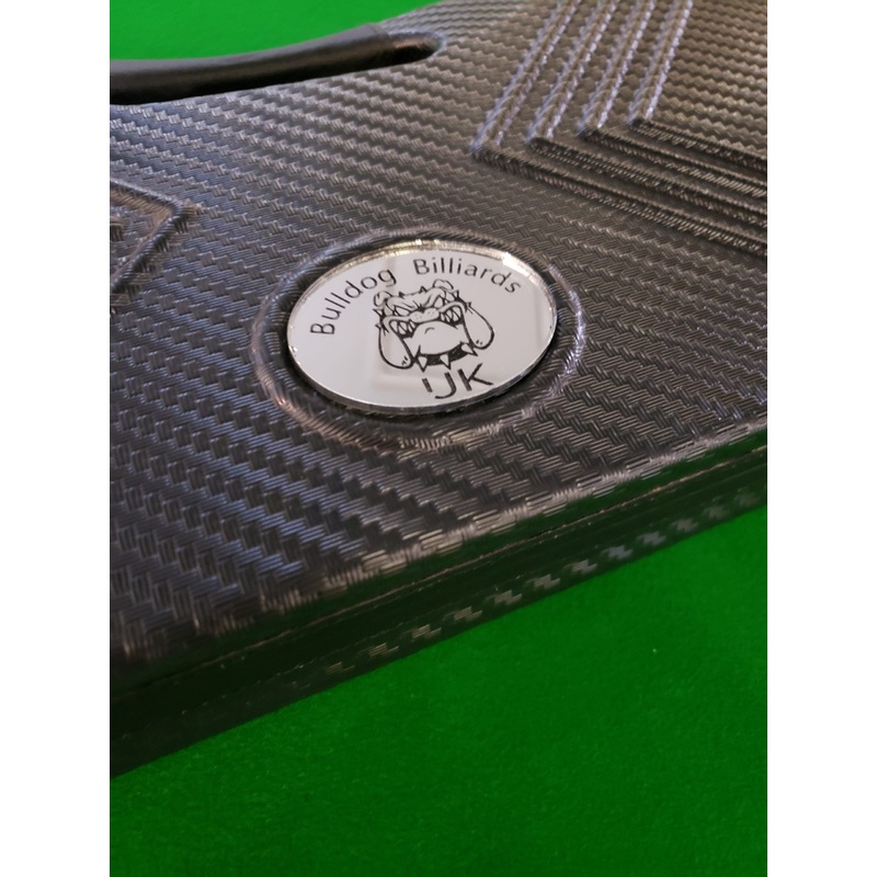 Bulldog Billiards UK Beast case for 3/4 jointed cues Black Matt Carbon Finish