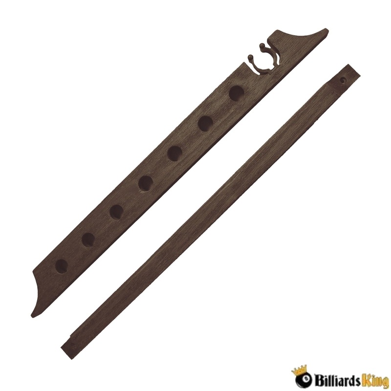 Imperial 7 Cue & Bridge Stick Pool Cue Wall Rack