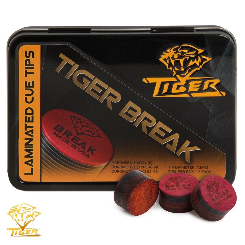 Tiger Break Cue Tip 15mm Super Hard 1 pc