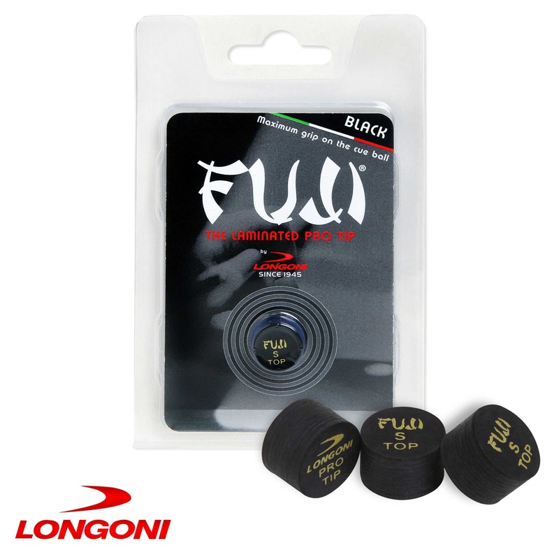 Longoni Fuji Black Cue Tip 14mm Soft 1 pc