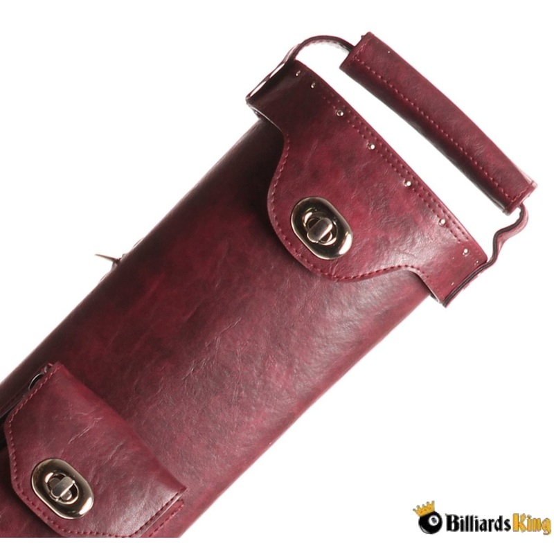 Instroke Premier 3 Butt 5 Shaft 3B/5S Burgundy Hard Pool Cue Case