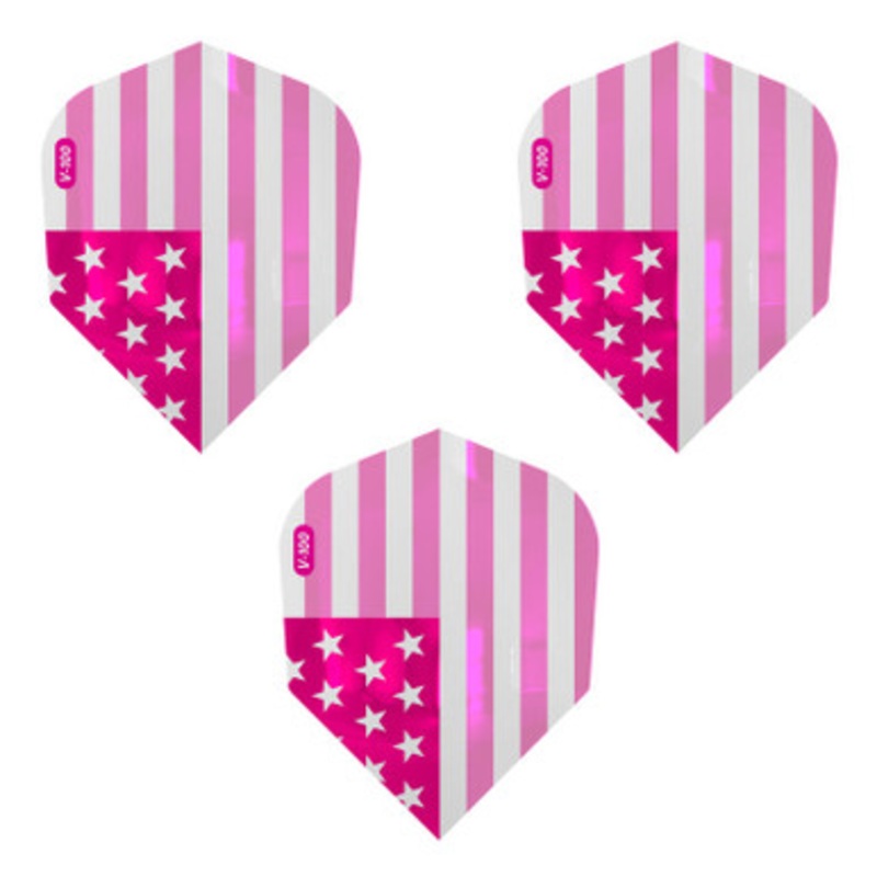 V-75 American Flag Pink Standard Dart Flights