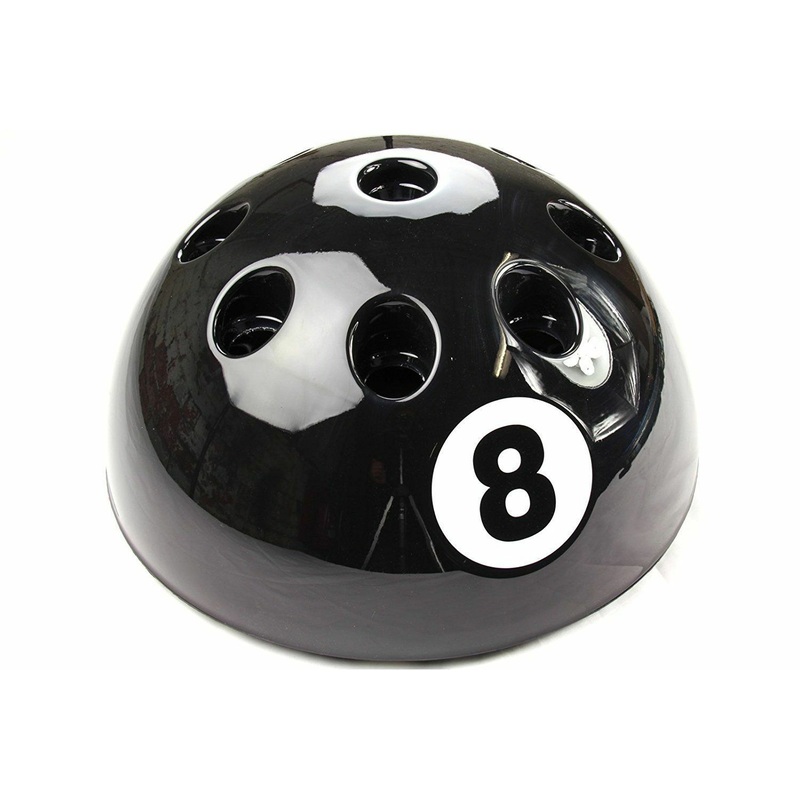 8 ball cue stand for up to 9 cues BLACK
