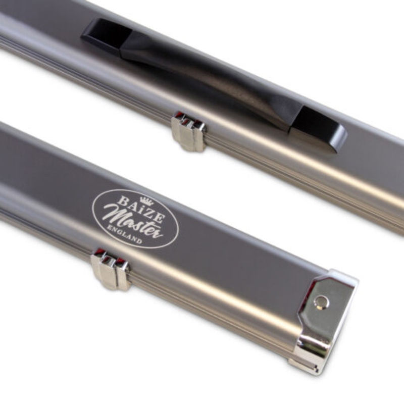 Baize Master prestige 1 piece cue case for 1 x 1 piece cue and extensions GUN METAL GREY