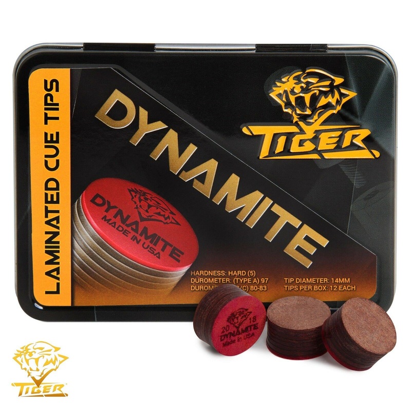 Tiger Dynamite Cue Tip 13mm Hard 1 pc