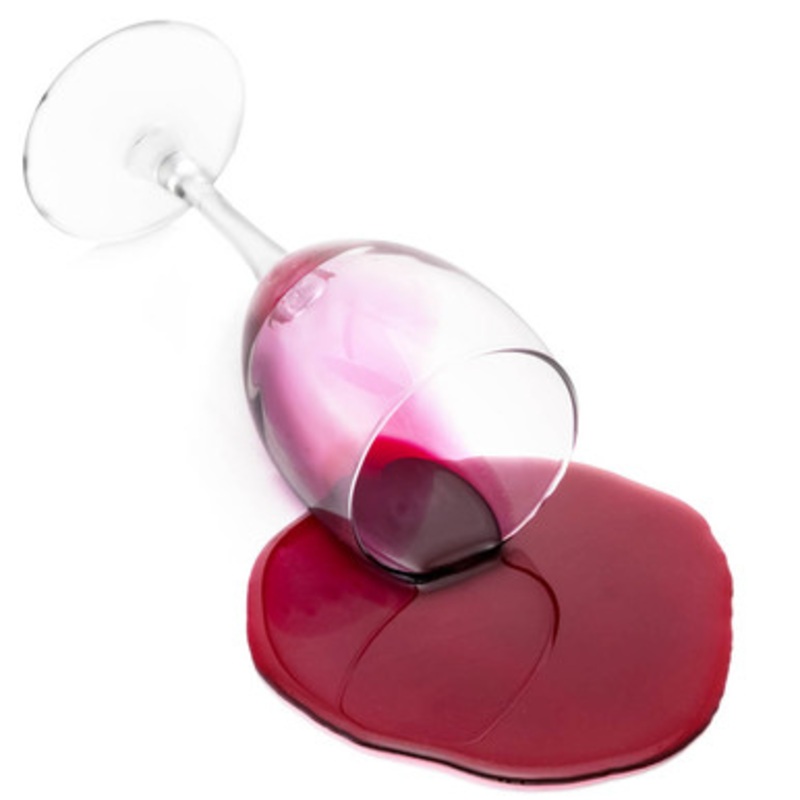 Humphrey’s Farm Red Wine Glass Spill