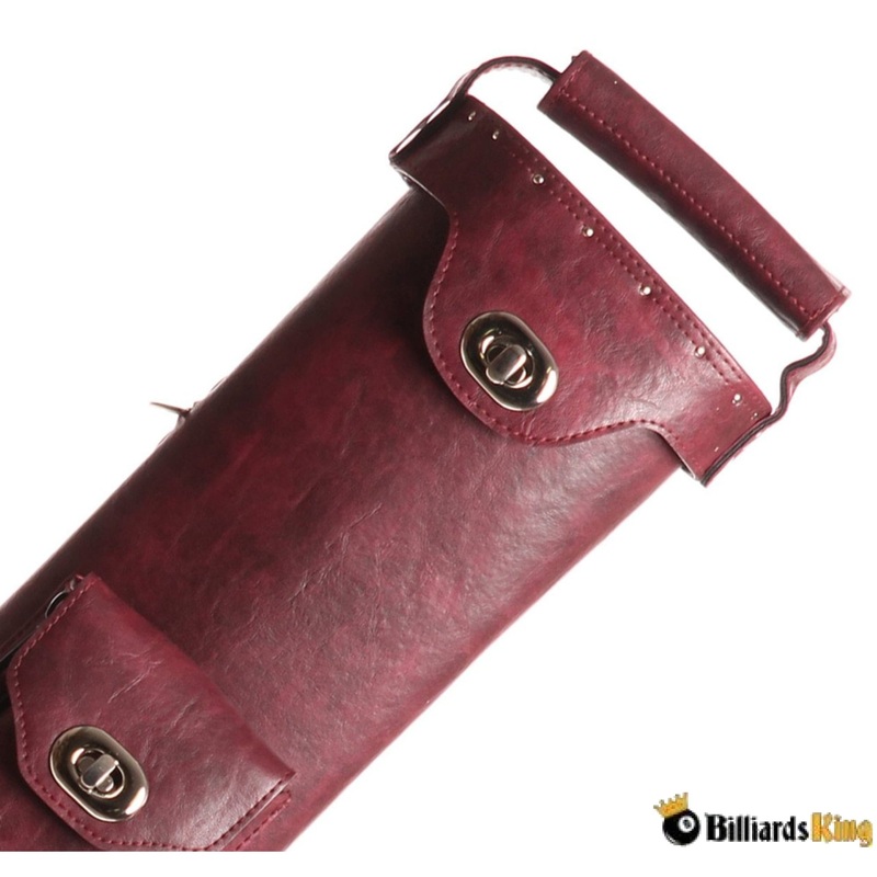 Instroke Premier 2 Butt 2 Shaft 2B/2S Burgundy Hard Pool Cue Case