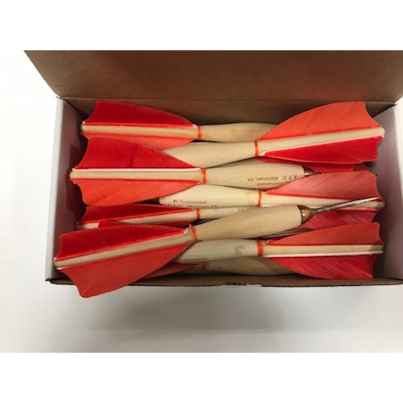 APD No.1 Official Tournament Darts Orange Feather (Dozen)