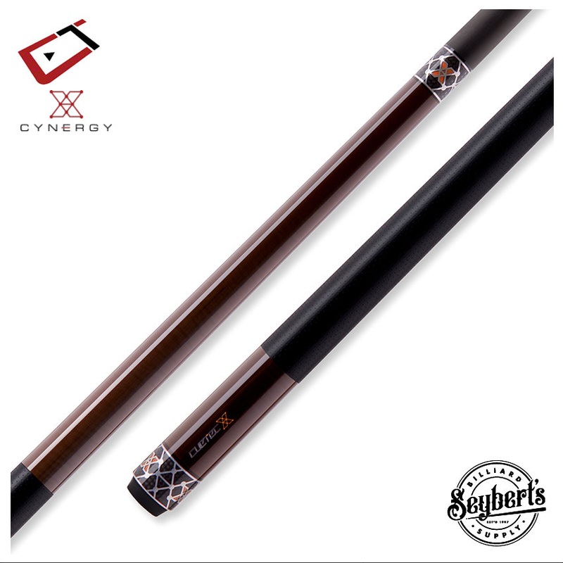 Cuetec Cynergy X Amber Black with Poly Wrap Pool Cue – 95-122UP