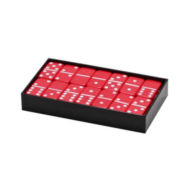 Double Six Jumbo Dominos – Red