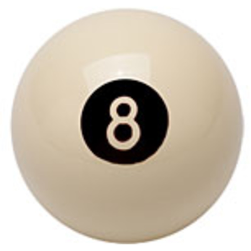 White 8 Ball – 2 1/4
