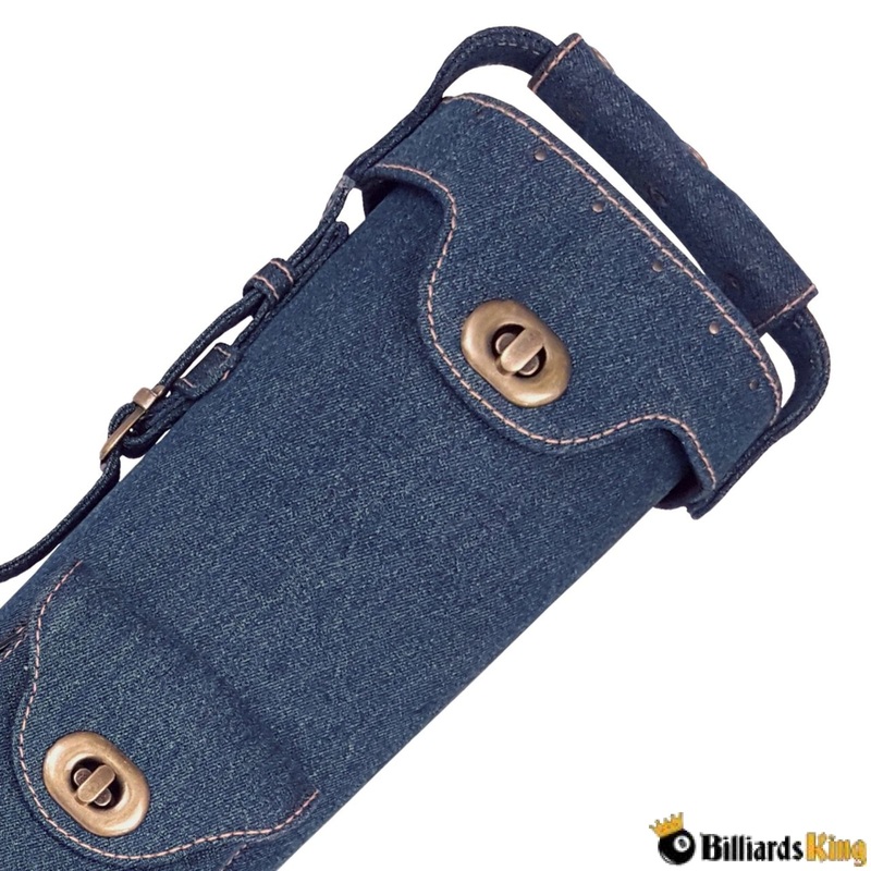 Instroke Limited Denim 2 Butt 4 Shaft 2B/4S Hard Pool Cue Case