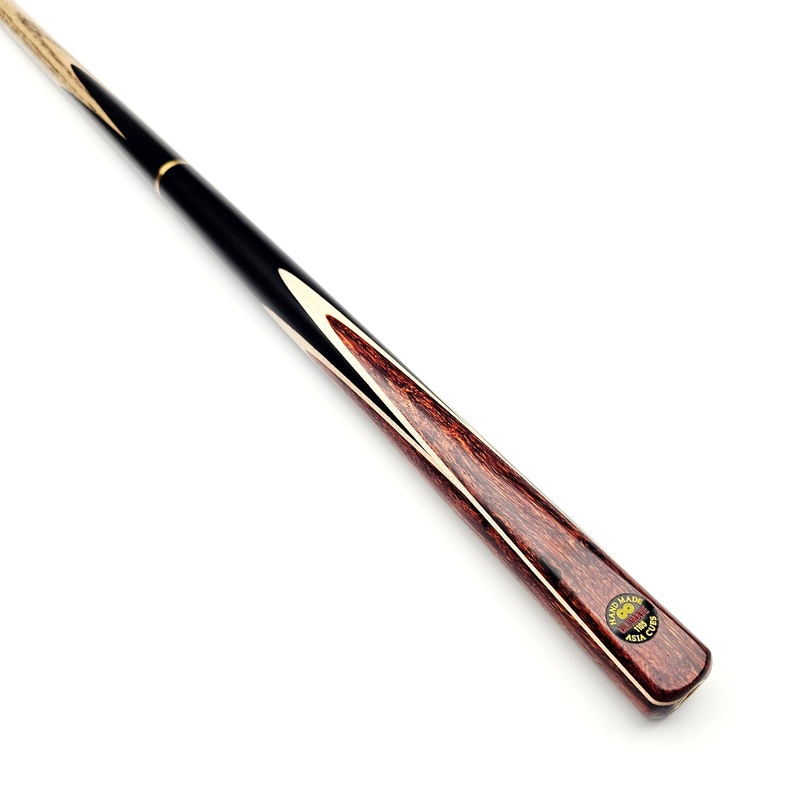 Asia Cues Ultimate No.1105 – 3/4 Jointed Snooker Cue 9.3mm Tip, 17.9oz, 57.5