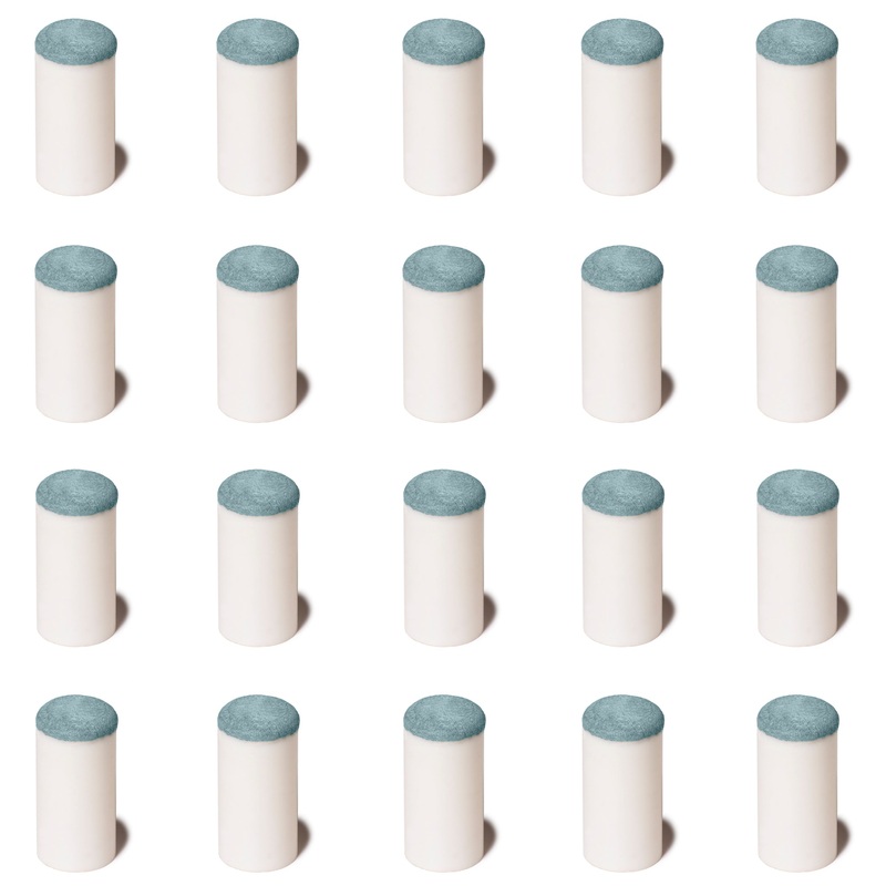 OKKO Billiard Slip-On Tips 13mm Soft, Pack of 20