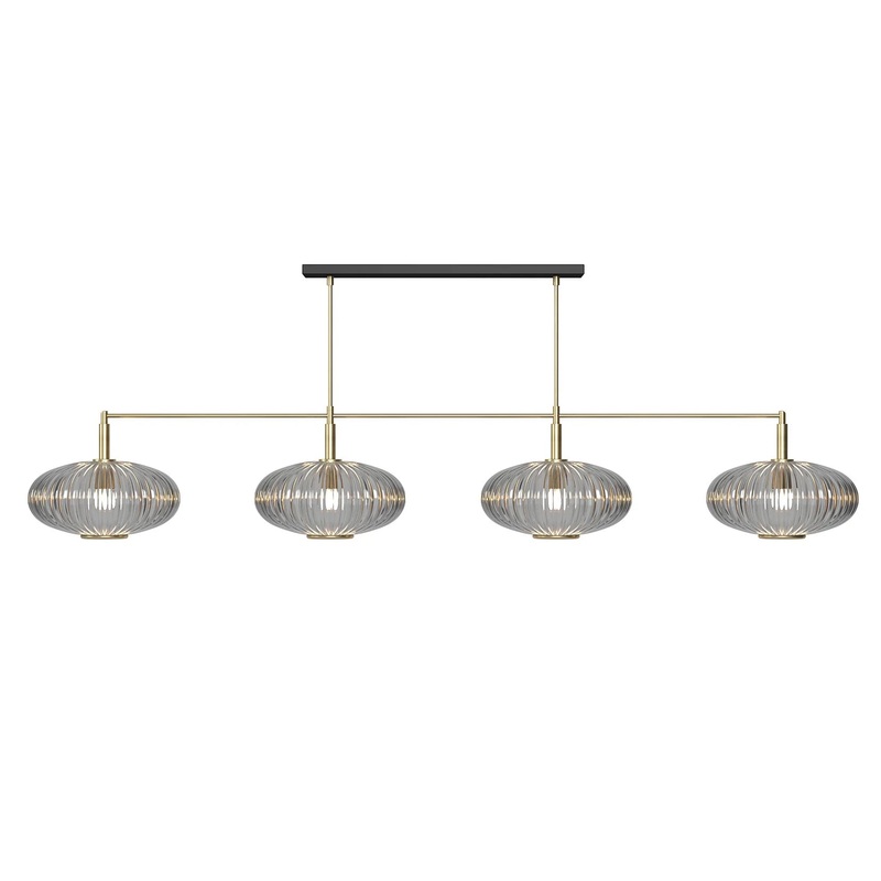 Prohibition 66 Smoke Shades with Brass Bar