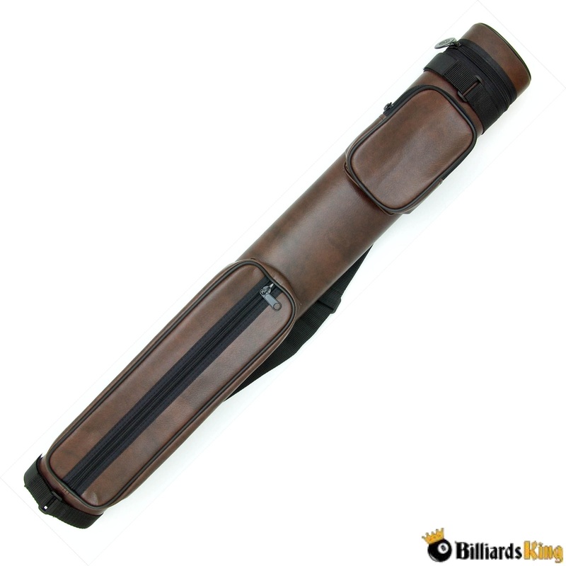 Schmelke 2×2 2 Butt 2 Shaft Brown Hard Pool Cue Case T160