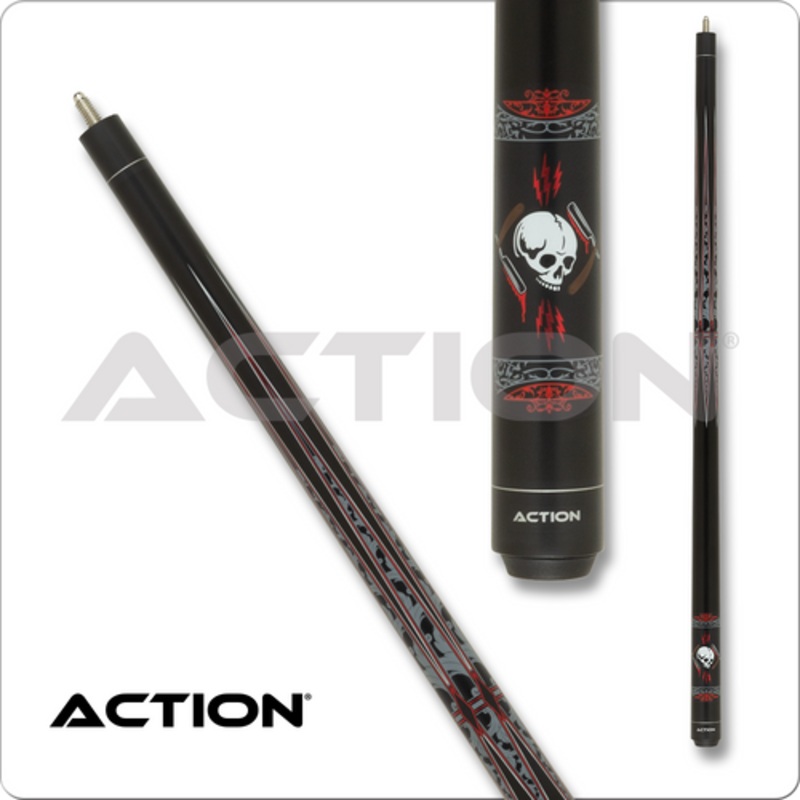 Action Garage ACT168 Razor Skull Pool Cue