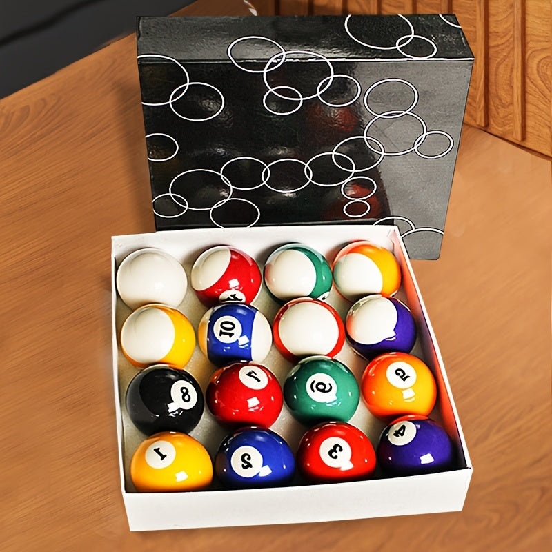 1-7/8 Inch American Pool Ball Set