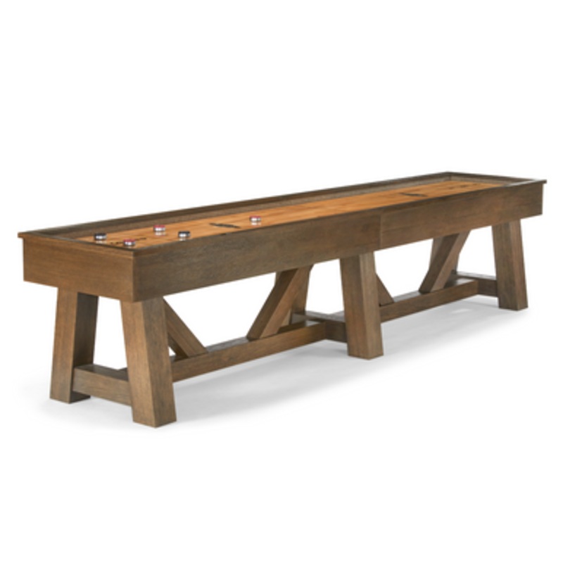 Brunswick Botanic Rustic Dark Brown Shuffleboard Table