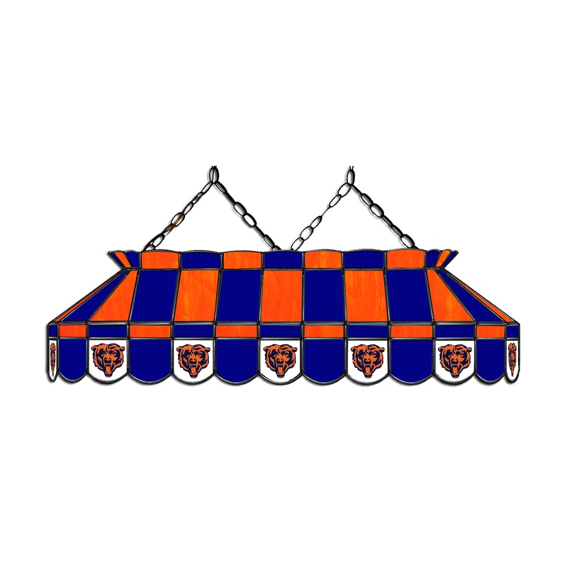 Chicago Bears 40 Glass Lamp