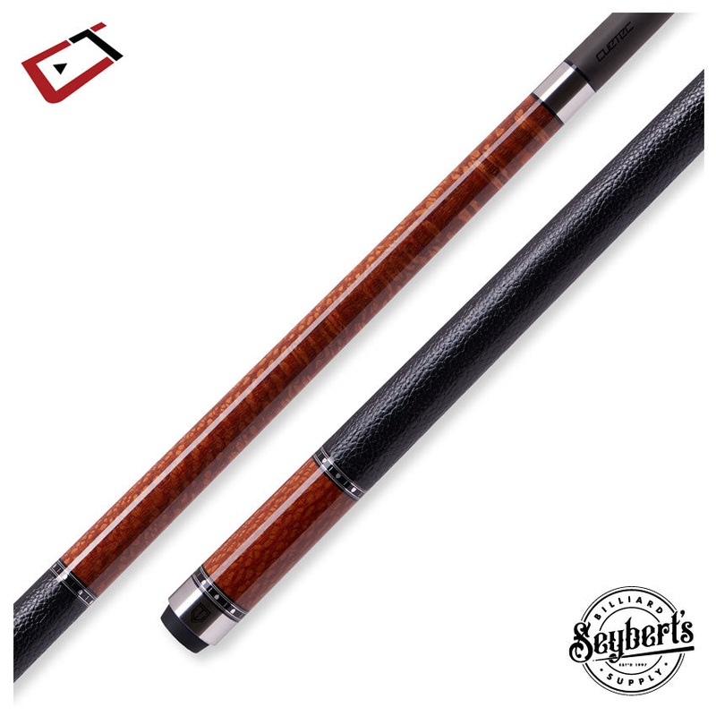 Cuetec Cynergy Truewood Leopard II Leather Wrap Play Cue – 95-108LTW