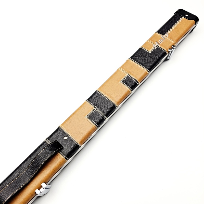 Peradon Limited Edition Black & Beige Patch Halo 3/4 Cue Case