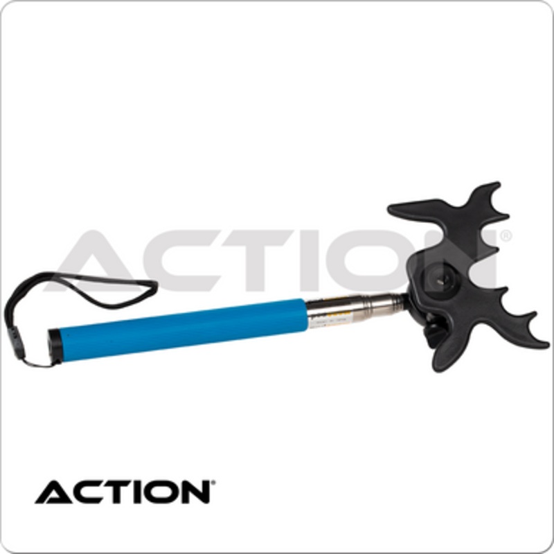 Retractable Selfie Stick Bridge Cue – Blue