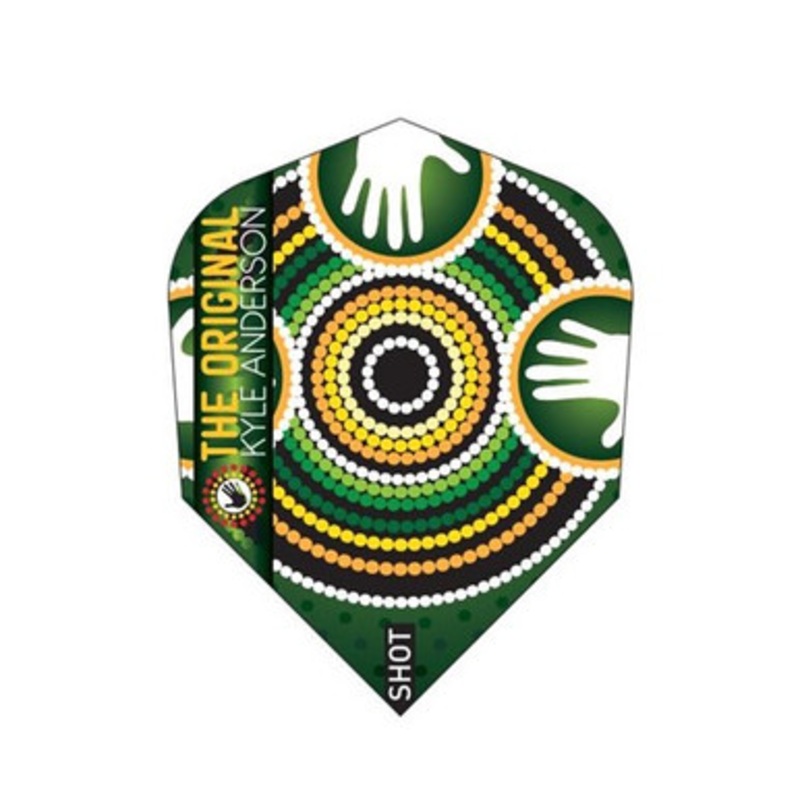 Shot Darts Kyle Anderson Battler Flights – Small Standard
