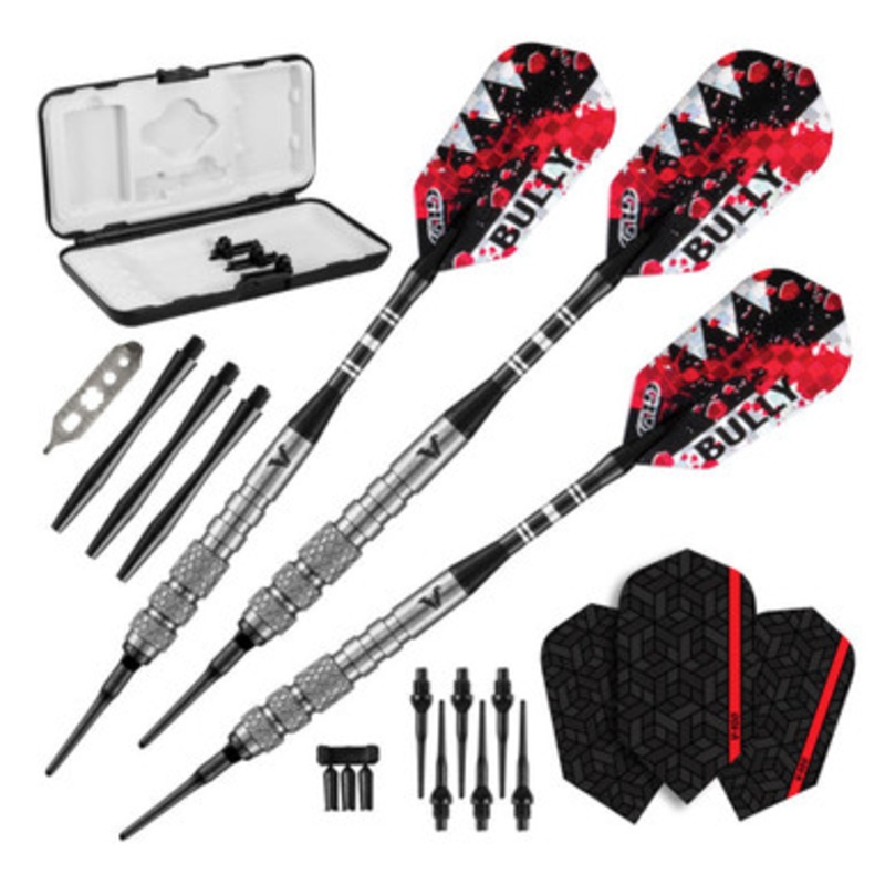 Great Lakes Dart Viper Bully 3 Ring Knurled Soft Tip Darts 18g