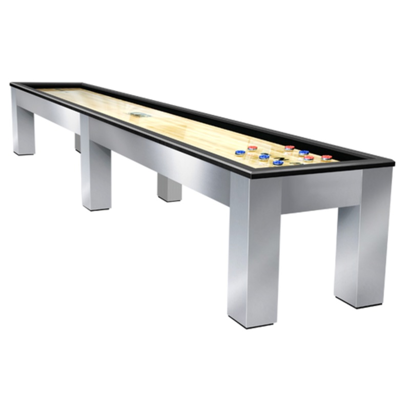 Olhausen Madison Brushed Aluminum Shuffleboard