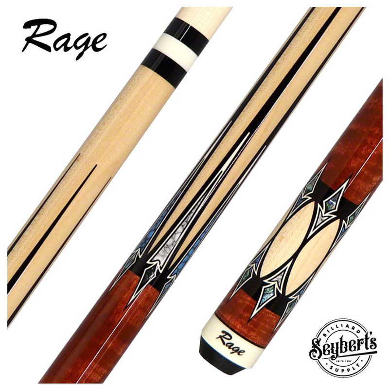 Rage Brown 6 Point Graphic Pool Cue – RG218