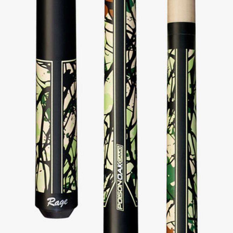 Rage Green Poison Oak Camo RGCG Cue