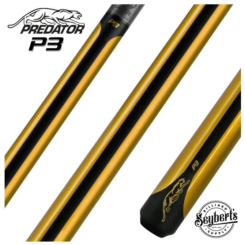 Predator P3 Metallic Gold No Wrap Pool Cue – Uniloc