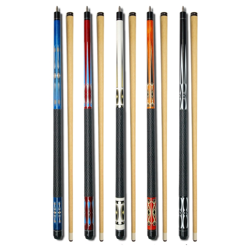 Set of 5 Pool Cues New 58 Billiard House Bar Pool Cue Sticks