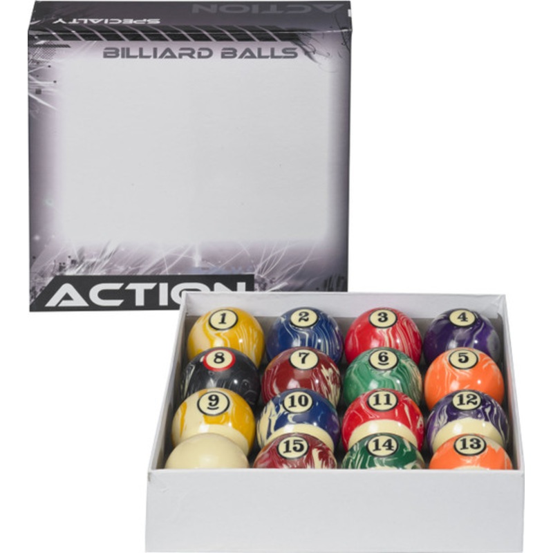 Action White Marble Ball Set