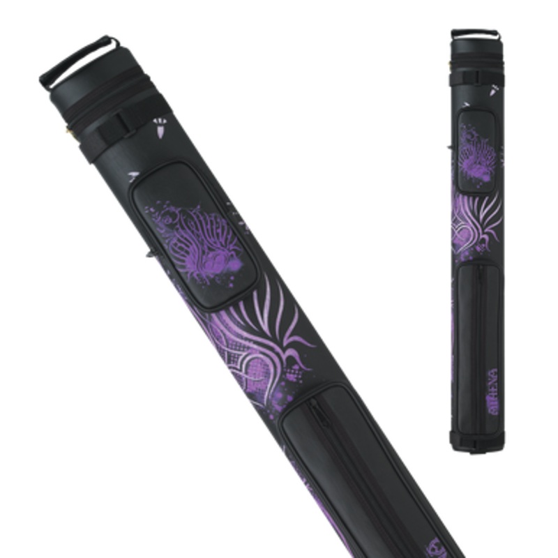 Athena Purple Tribal Heart ATHC02 2B/2S Hard Case