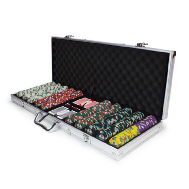 Brybelly Showdown Poker Chip Aluminum Case Set – 500ct